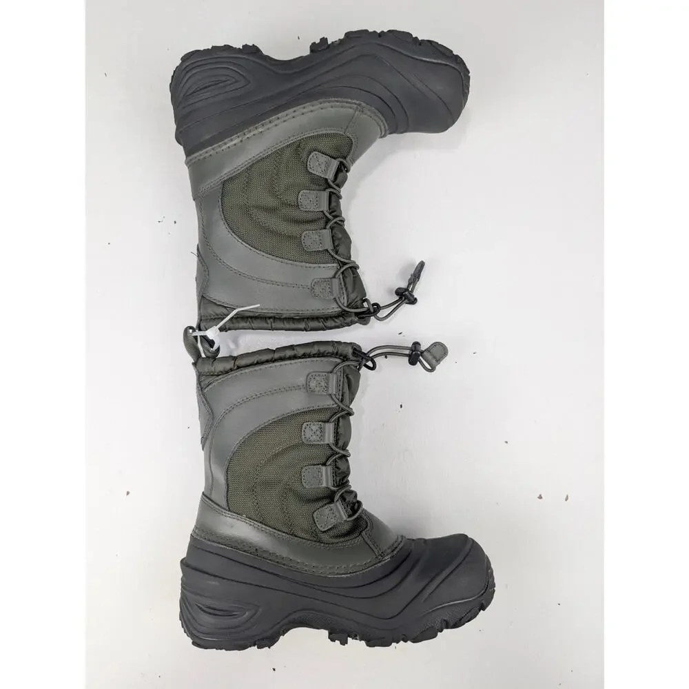 The North Face Youth 2 Alpenglow IV Olive/Black Snow Boots